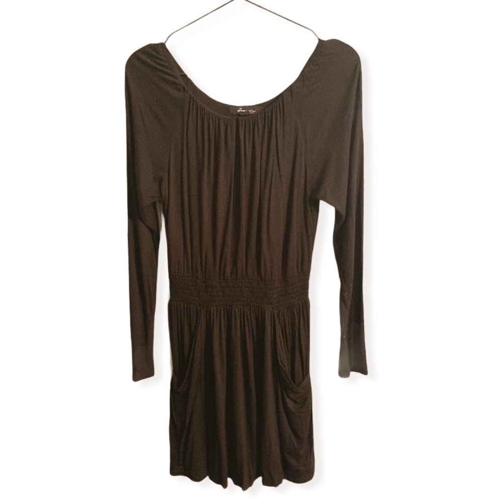 Forever 21 black knit dress long sleeve M